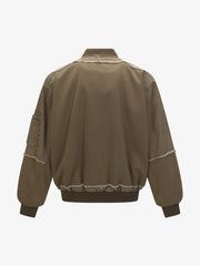 Raw Edge Deconstructed MA-1 Bomber Jacket 