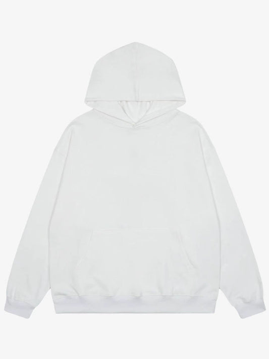 White Hoodie with 'Here's Johnny!' Graphic Design 