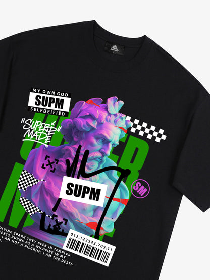 Unique Graphic T-Shirt with Bold Artistic Design for Men 
