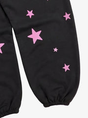 Star Foam Graphic Color Block Sweat Set