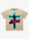 Passion of Christ Graffiti Paint Splatter Tee