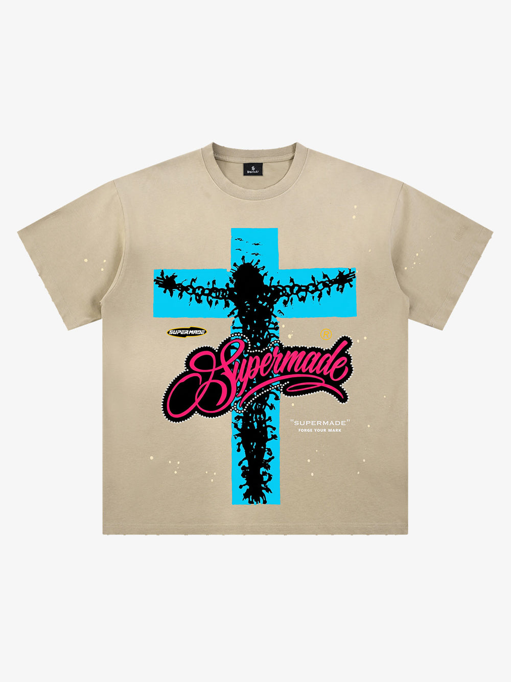 Passion of Christ Graffiti Paint Splatter Tee