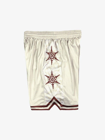 Geometric Star Panel Athletic Shorts 