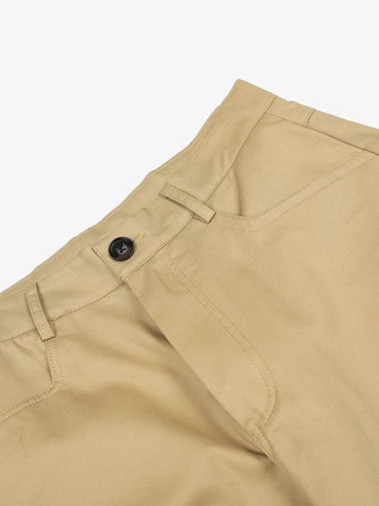 Wide-Leg Cargo Capri Pants with Multiple Pockets 