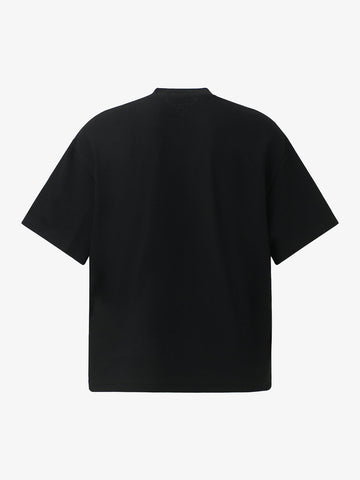 Distressed Text Dog Graphic T-Shirt 