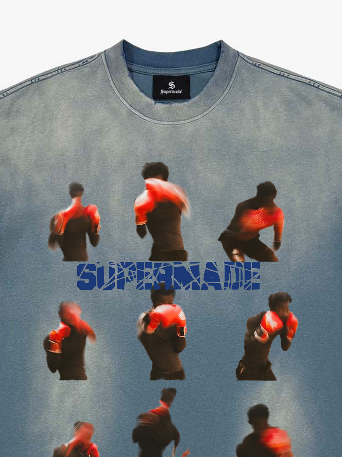 Washed Boxing Motion T-Shirt 