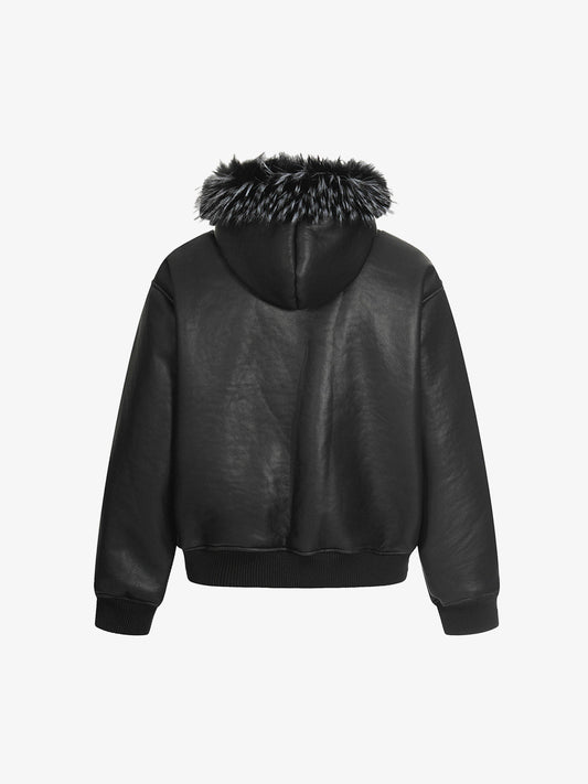 Stylish Bomber Jacket with Faux Fur Collar for Winter Fashion 