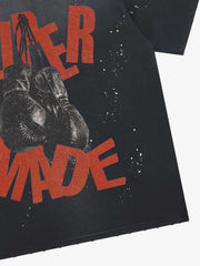 T-shirt oversize à effet peinture éclaboussée