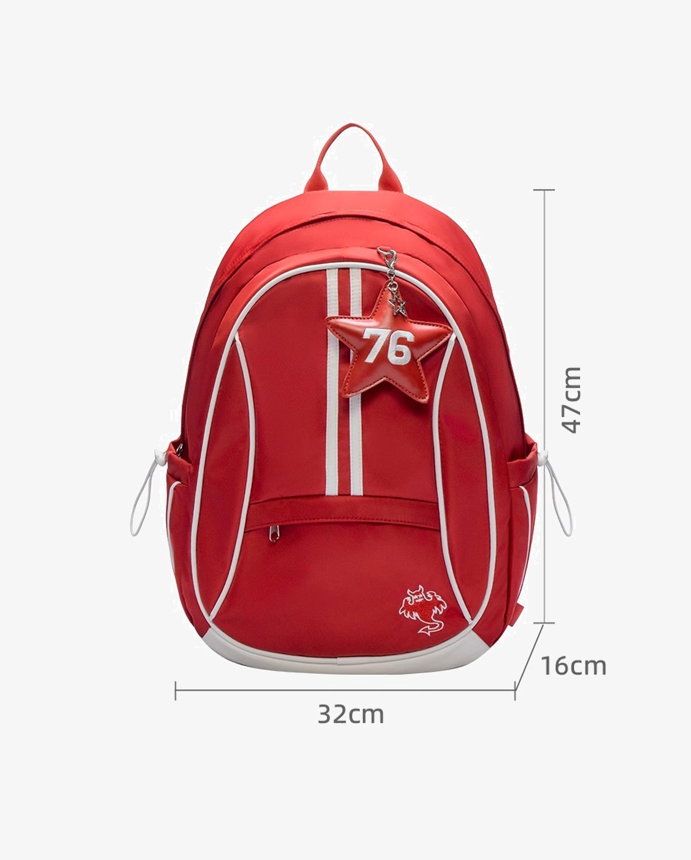 Retro Star Stripe Large Capacity Backpack 