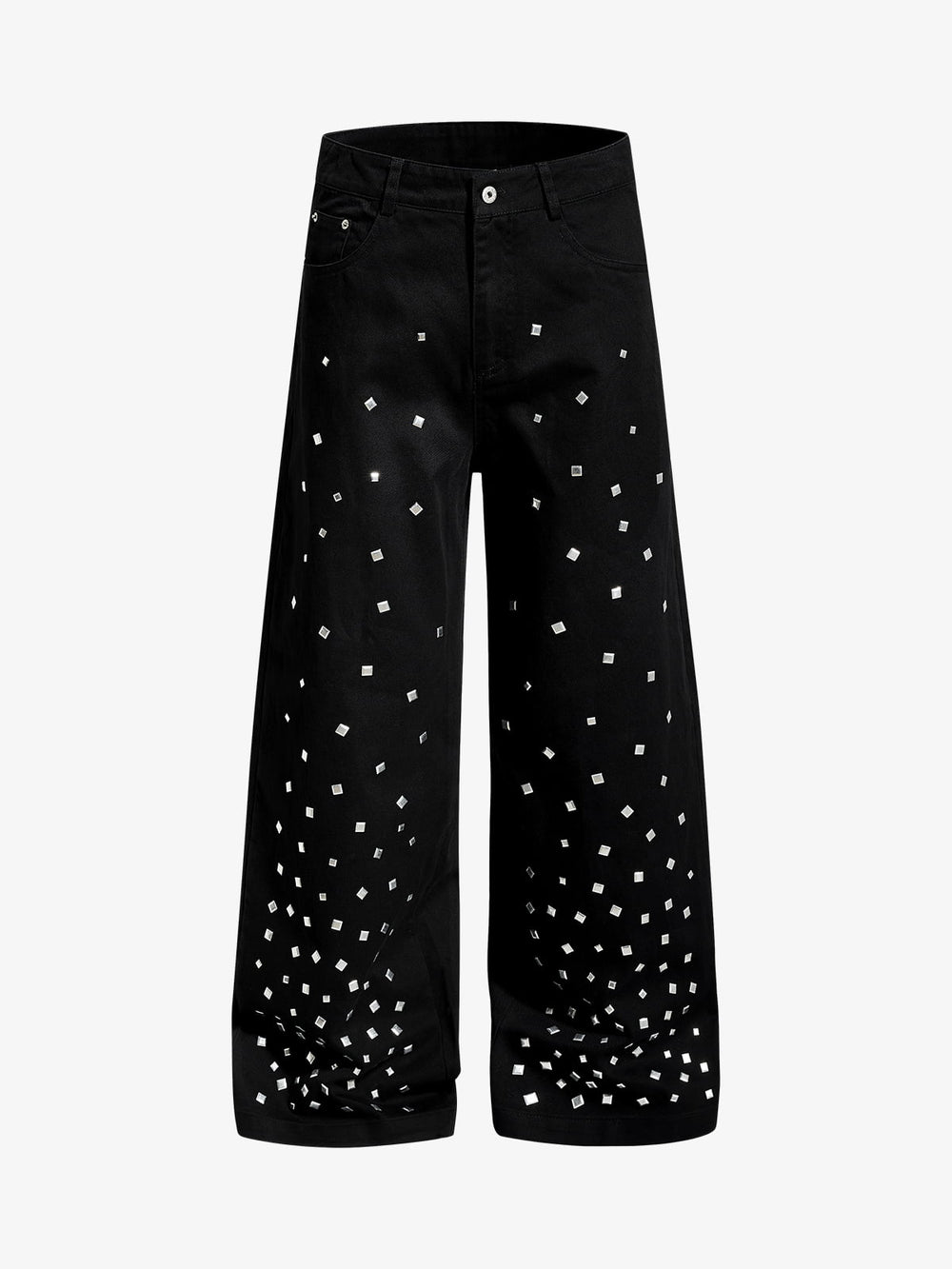 Rhinestone Straight Leg Pants 