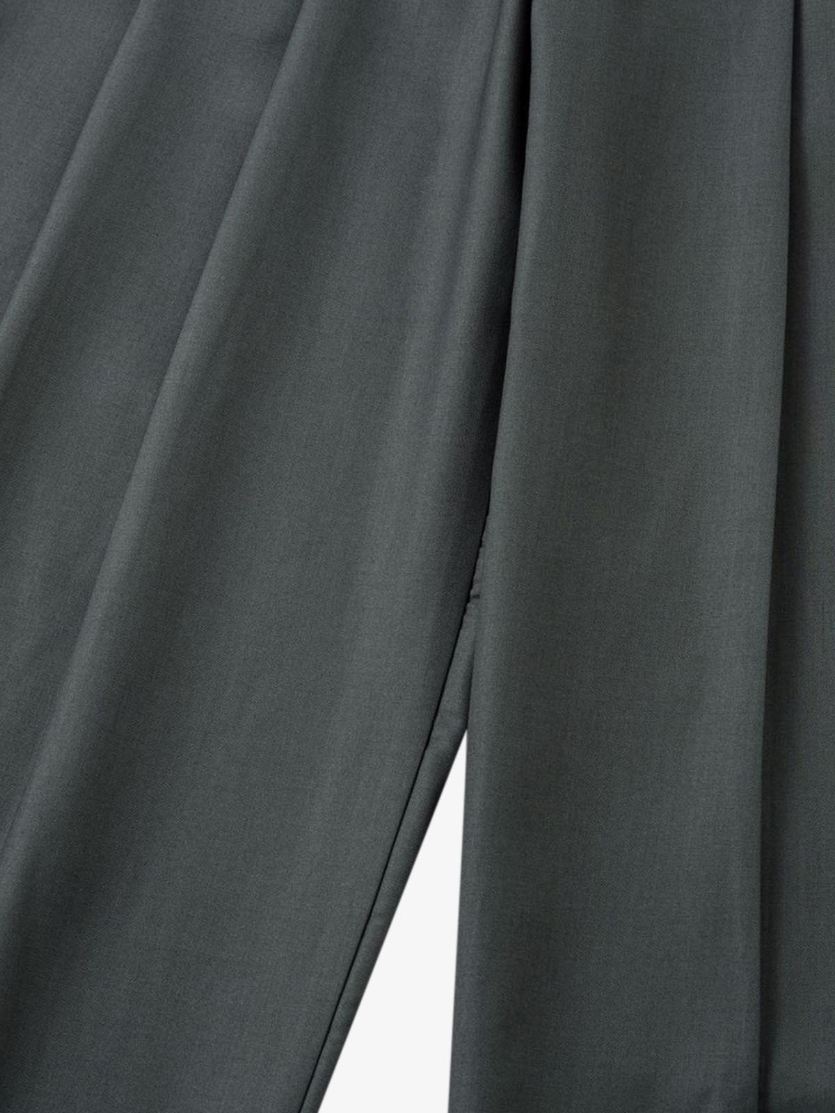 Thesupermade Double-Button Design Pleated Suit Casual Pants 