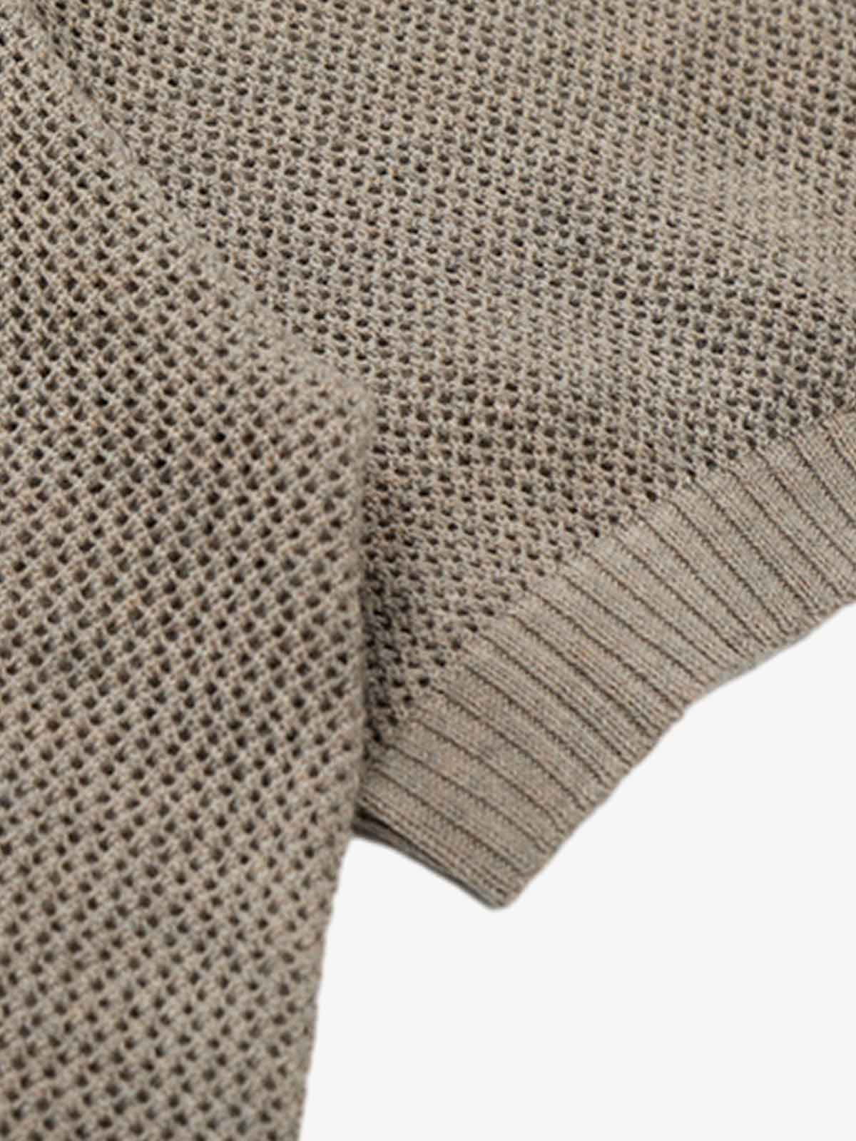 Hollow-Out Layered Polo Shirt
