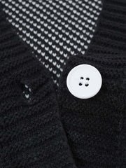 Cross Spider Jacquard Knit Sweater; Black / M, Black / L, Black / XL, Black / 2XL