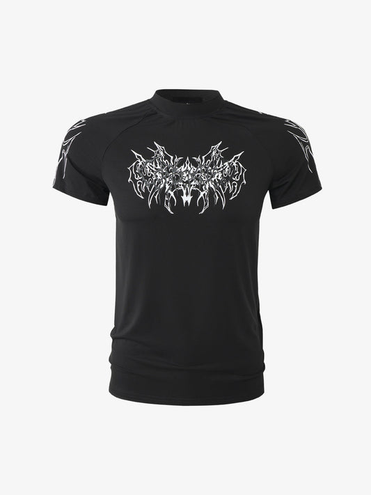 Abstract Flame Long Sleeve Tee