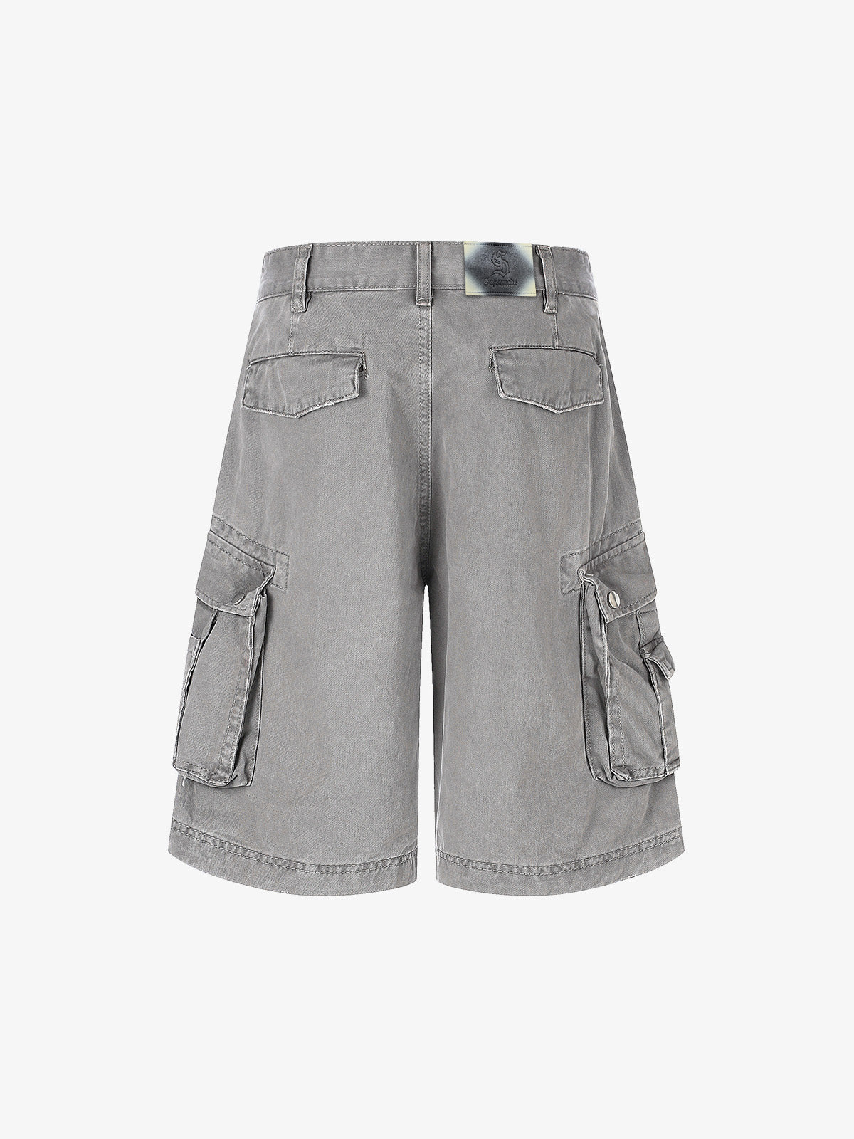 Distressed Multi-Pocket Cargo Shorts