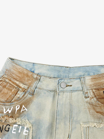 Distressed Ripped Jeans