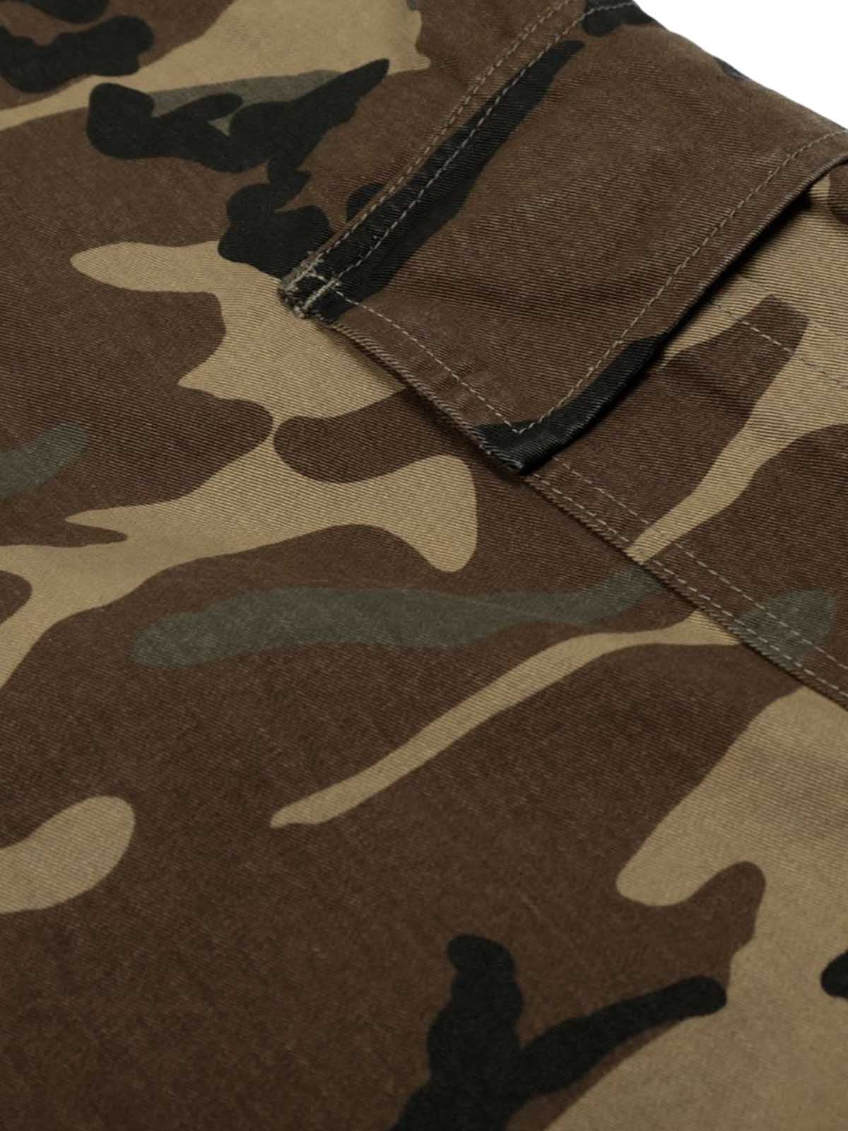 Camouflage Multi-Pocket Cargo Jorts 