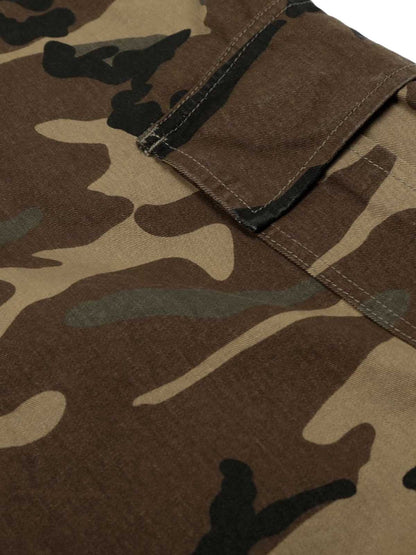 Camouflage Multi-Pocket Cargo Jorts 