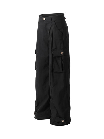 Deconstructed Multi-Pocket Cargo Pants 