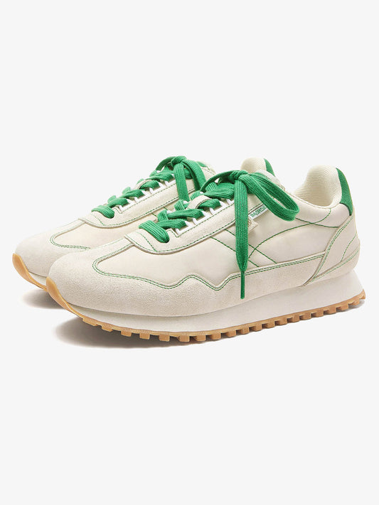 Stylish Green-Accented Sneakers for Everyday Wear 
