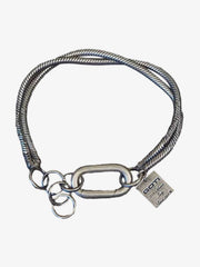 Heavy-Duty Distressed Snake Chain Bracelet 