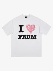Embroidered Heart Graphic Tee