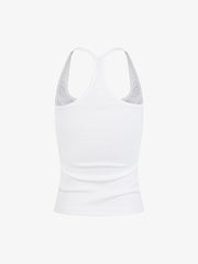 Union Jack Graphic Racerback Tank Top