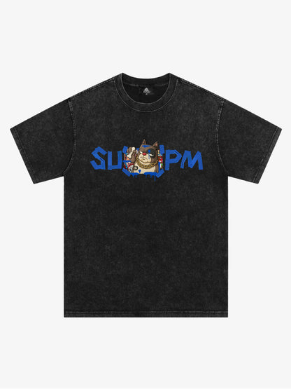 SUPM Graffiti Tape Graphic T-shirt 
