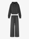 All-Over Letter Graphic Two-Piece Set
