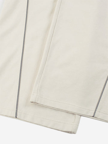 Reflective Stripe Logo Embroidered Tracksuit