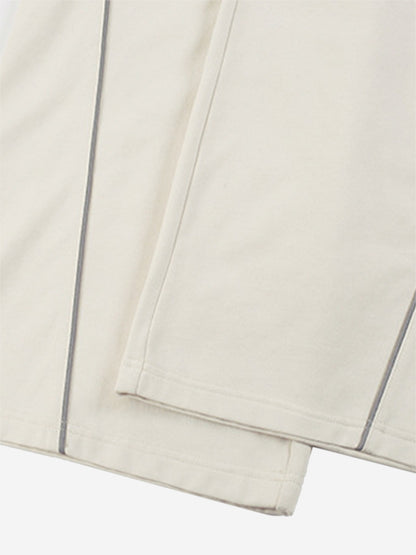 Reflective Stripe Logo Embroidered Tracksuit