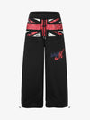 Baggy-Jogginghose mit Flaggenmotiv