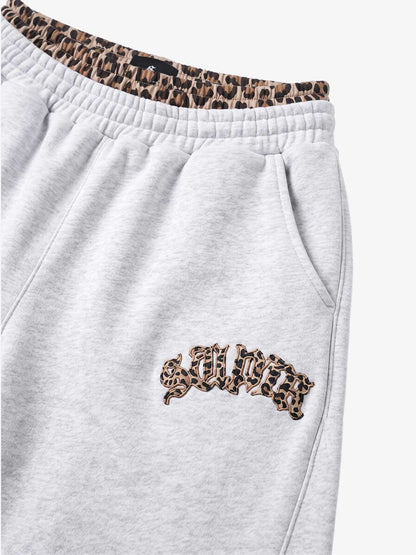 Leopard Patchwork Hoodie & Trousers Set