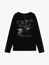 Supermade Industrial Text Print Long Sleeve Henley T-Shirt 