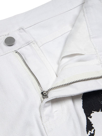 Palm Print Cleanfit Casual Pants 