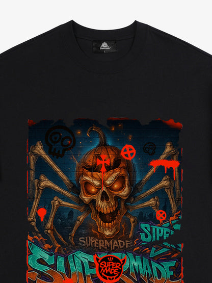 Bloody Dark Skull Spider T-shirt 