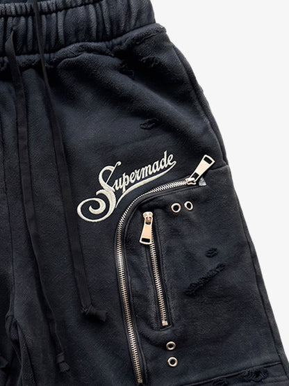 Double Waist Cargo Shorts