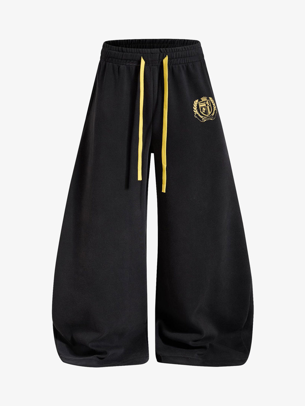 Crest Graphic Wide-Leg Sweatpants