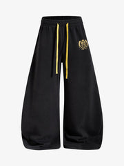 Crest Graphic Wide-Leg Sweatpants
