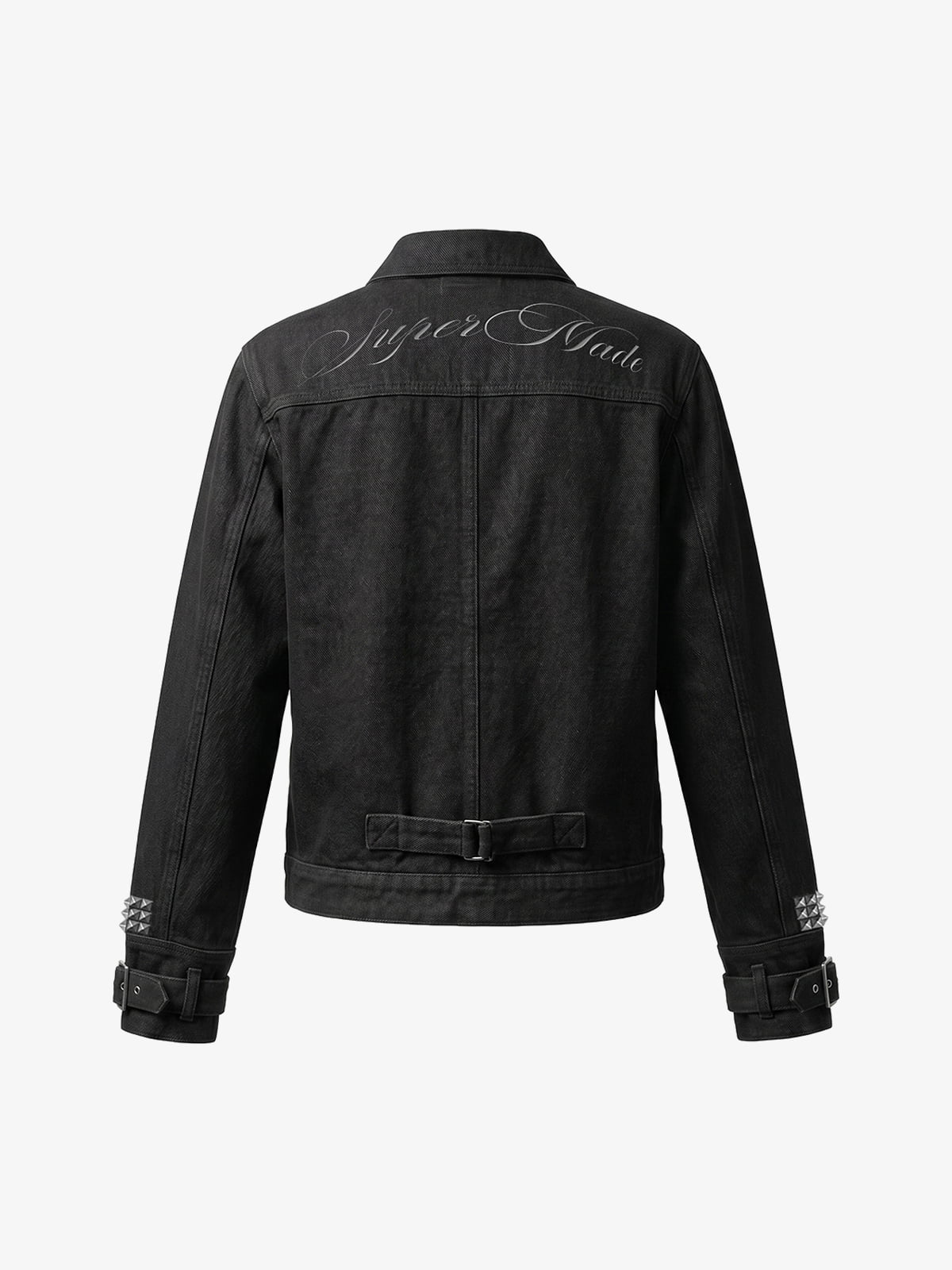 Rivet Strap Denim Jacket