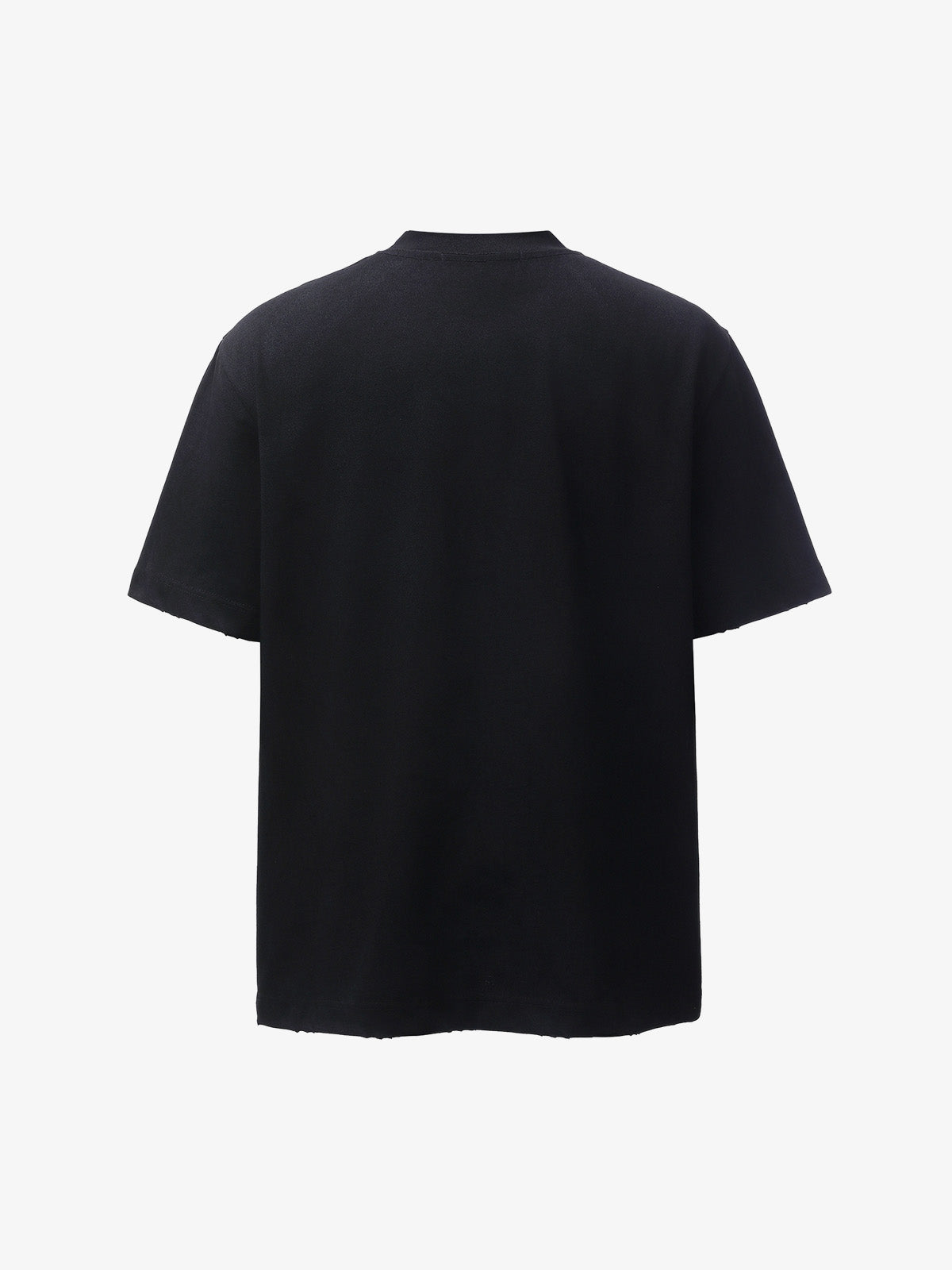 Camo Letter Patchwork Casual T-Shirt 