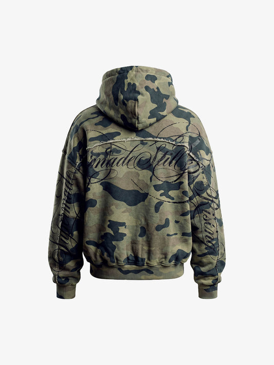 Camo Knit Hoodie