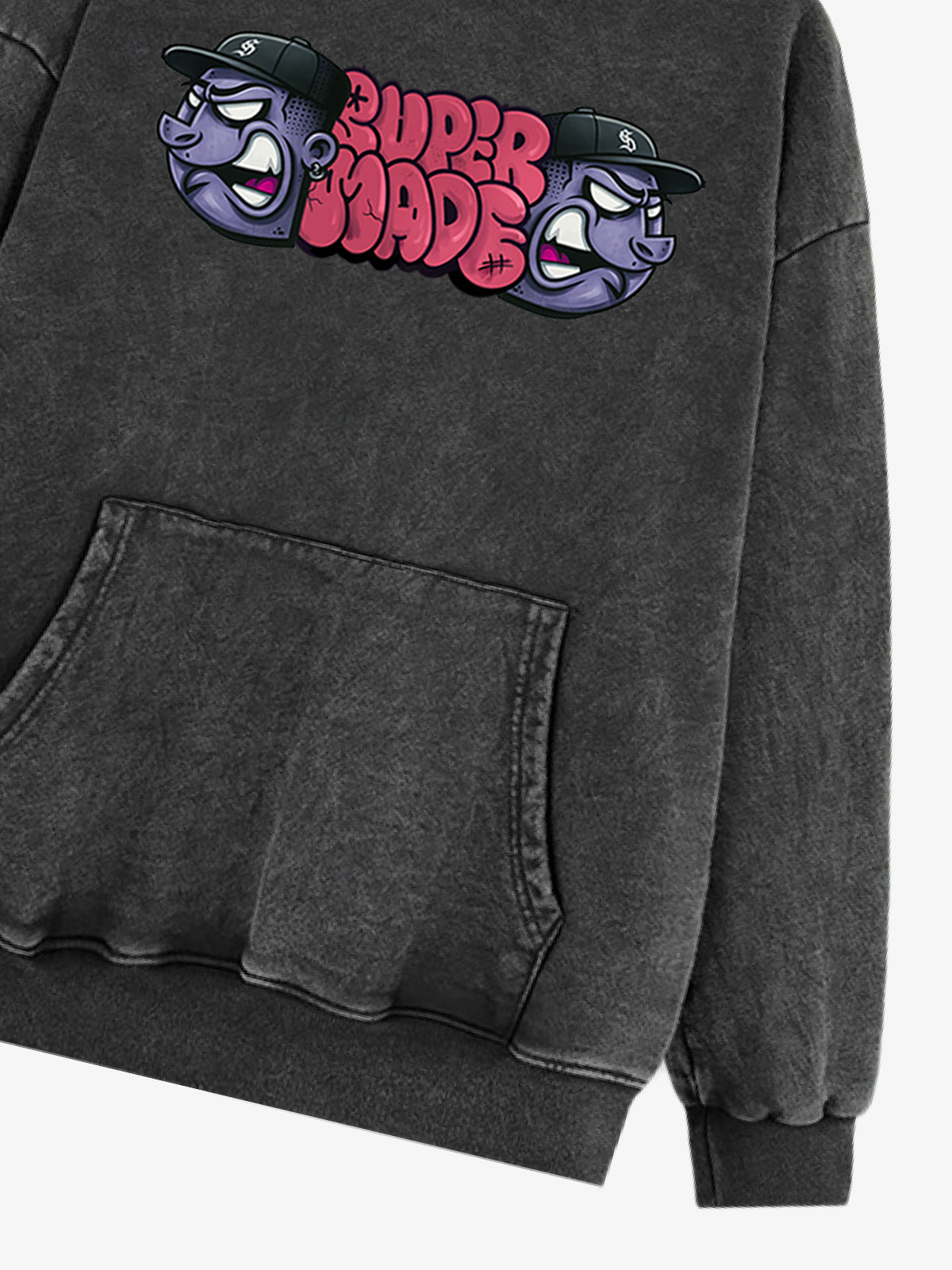Supermade Graffiti Design Hoodie 