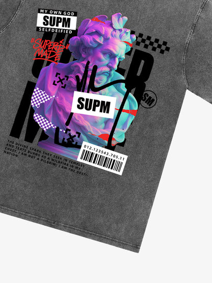 Unique Graphic T-Shirt with Bold Artistic Design for Men 