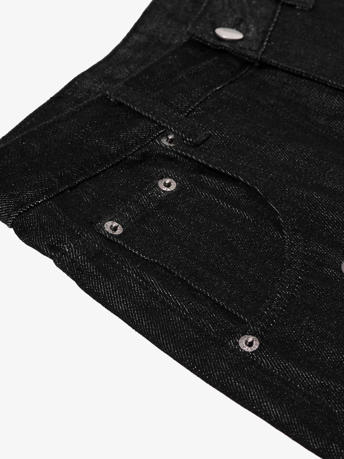 Vintage Eyelet Chain Baggy Jeans 