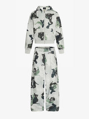Set di grafiche con silhouette mimetiche