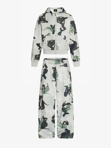 Camouflage-Silhouette-Grafikset