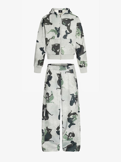 Camouflage-Silhouette-Grafikset