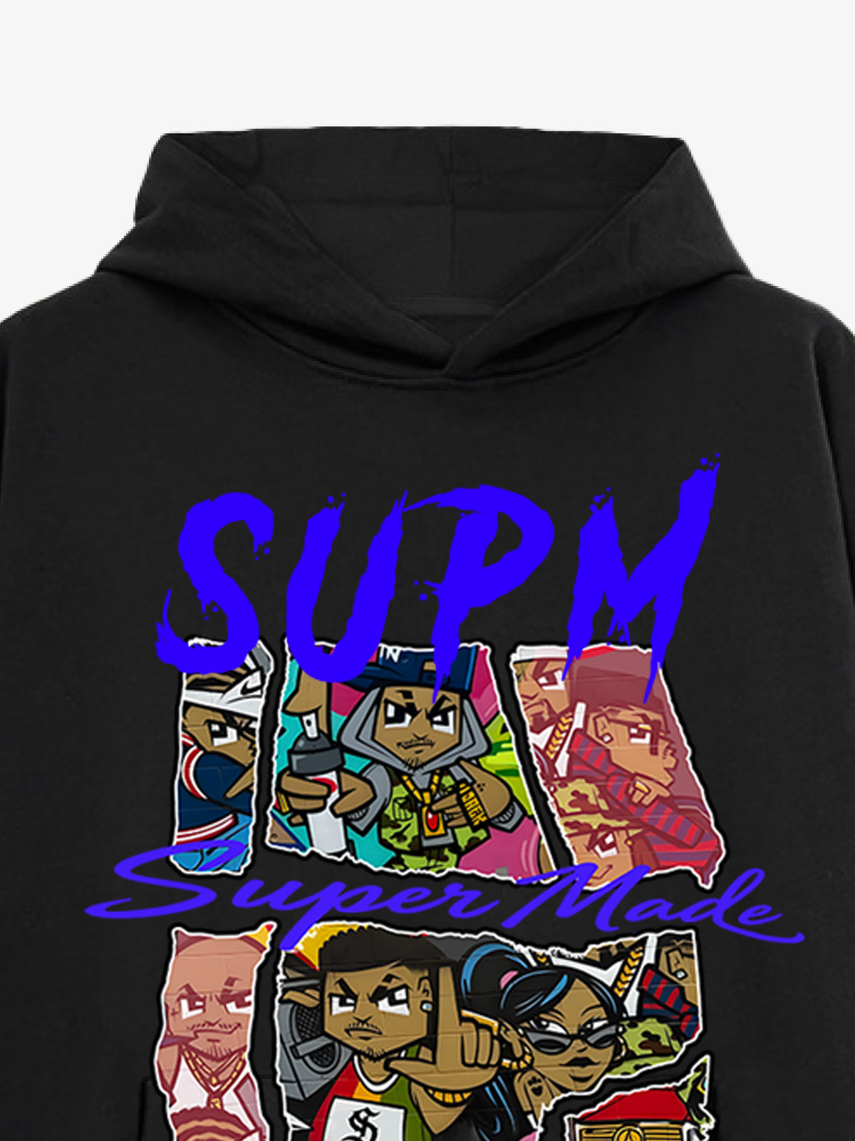 Stylish Graphic Hoodie with Unique Character Design for Casual Wear 