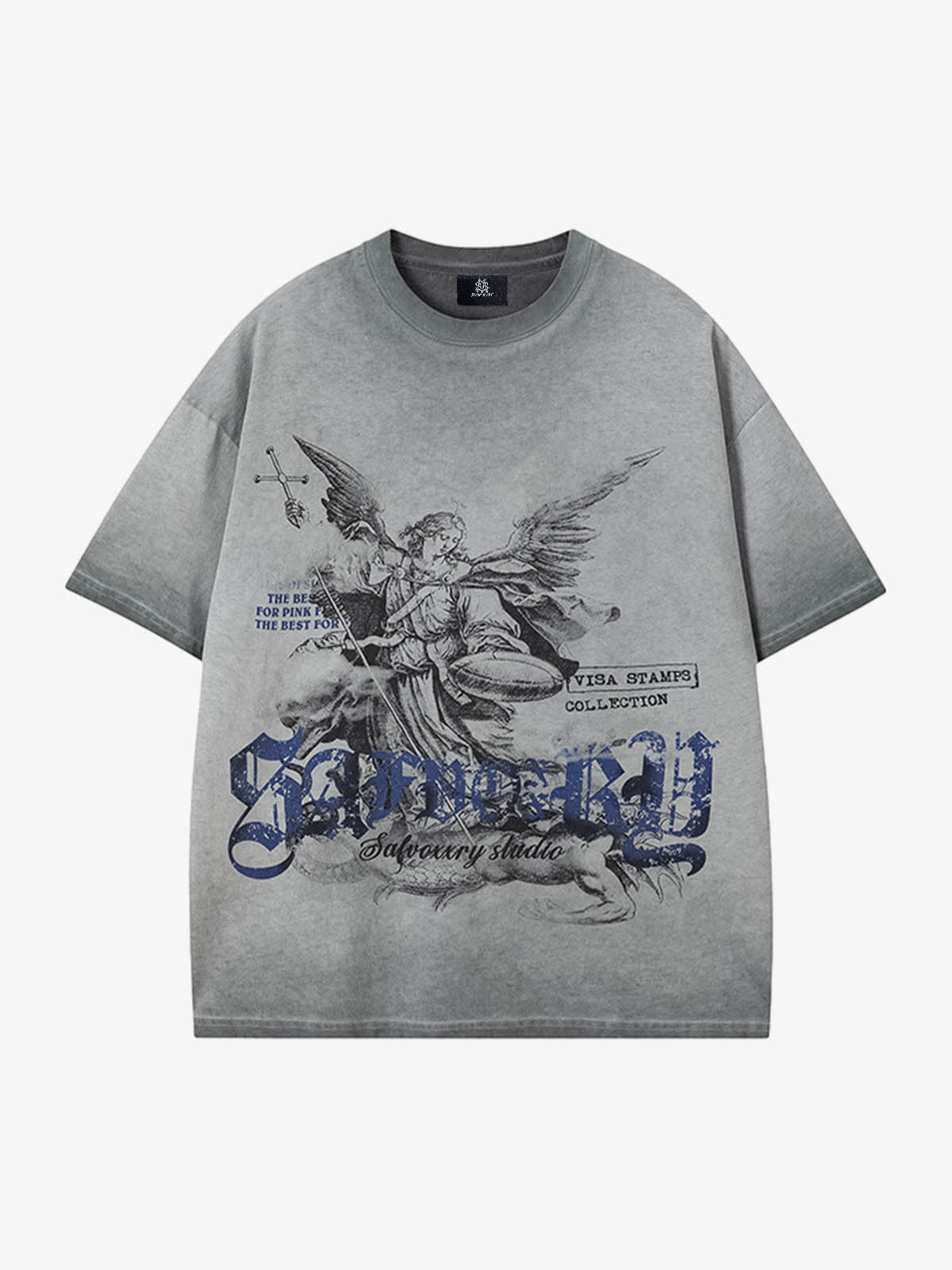 Angelic Graphic T-Shirt for Men - Perfect for Casual Wear and Summer Outings 